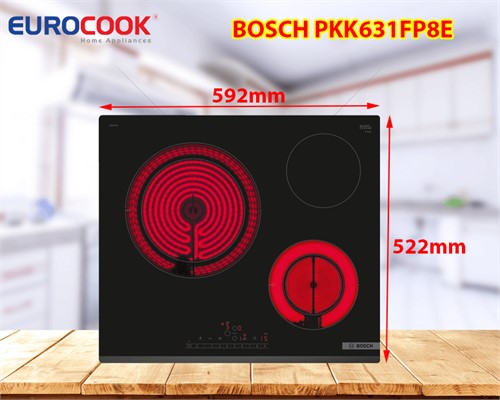 Hướng dẫn sử dụng Bếp điện Bosch PKK631FP8E đúng cách